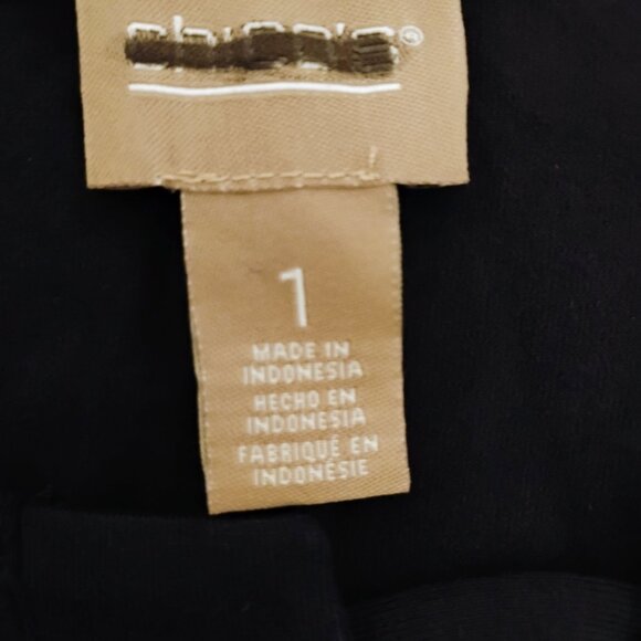 Chico's Woman's Dress Sleeveless Navy Blue Lace up neck Size: 1 - Picture 3 of 6